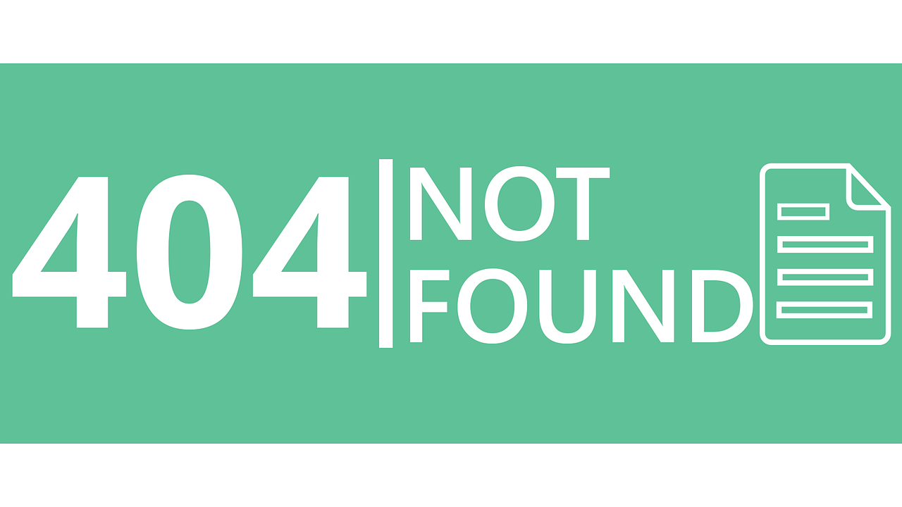 Page d'erreur 404