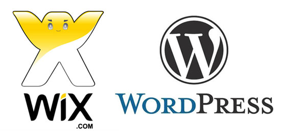 Comparatif Wix Worpress et Google Sites